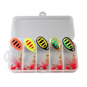 Leurre de pêche Spinner Bait en métal, leurre spinner en ligne, leurre pour la pêche au black-bass et à la <span class=keywords><strong>truite</strong></span>, leurre cuillère - Product Image 6