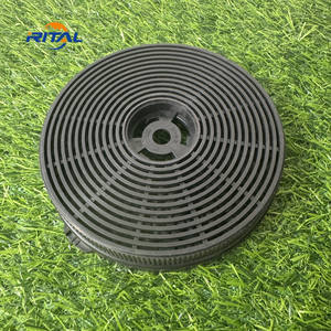 Filtro de carbón para campana extractora, control de olores y <span class=keywords><strong>grasa</strong></span> circular de carbón activado para escape de <span class=keywords><strong>cocina</strong></span> - Product Image 3