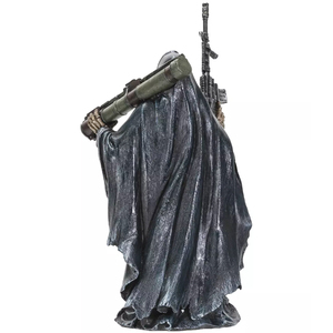 รูปปั้นเรซิ่นเทพเจ้าแห่งความตายสำหรับฮาโลวีน พร้อมปืนกล รูปปั้นโครงกระดูกฮาโลวีน - Product Image 4