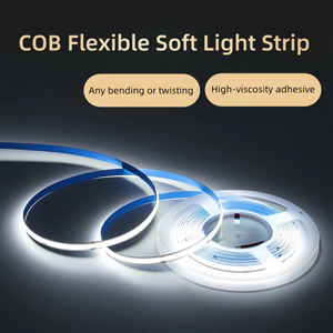 Tira de Luz LED COB de Alta Calidad, 12/24V, 8mm, Marco de Soporte de Cobre para Retroiluminación de TV, Blanco Cálido para Paisajes, 12V 24V - Product Image 3