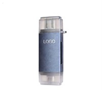 Vente flash - Lecteur de carte SD double tête USB3.2 Gen1 Type-C haute vitesse RD5009 avec une vitesse de lecture de 300 Mo/s pour téléphone portable et ordinateur portable