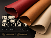 Cuir de vachette pleine fleur de qualité supérieure pour sièges de voiture, cuir Nappa souple pour sellerie intérieure, couleurs personnalisées OEM