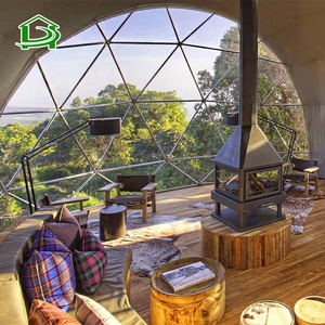 Evento al aire libre de <span class=keywords><strong>PVC</strong></span> impermeable prefabricada glamping carpa de cúpula geodésica casa - Product Image 4