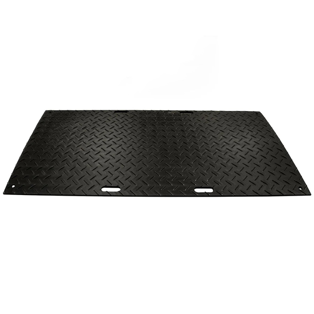 HDPE Road Mat Factory Ground Protection Mat 1220x2440 Type Extruded Custom Cutting Service