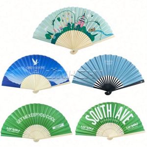 Wedding Love Style Bamboo Silk Folding Fans Folk Art <b>Pattern</b> Painted Carved Flower Design Decorative <b>Paper</b> Material Hand Fans - Product Image 3