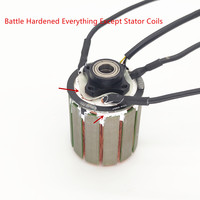 Moteur ESK8 sans balais Reacher 6385 V6.0 N45SH 5000W 125-300KV 24V-72V 8mm 10mm à entraînement par courroie pour skateboard électrique