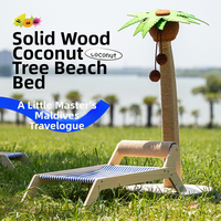 Hamac pour chat, mobilier d'intérieur, arbre à chat, mini chaise de plage, lit pour chat, griffoir en bois durable