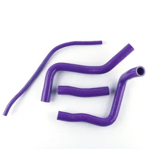 Kit de manguera de silicona para radiador Suzuki GSXR 2001 K1 K2 K3 K4, color morado, 2004-1000