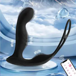 כפול הטבעת ערמונית massager מתיחת אנאלי תקע זכר ויברטור הערמונית עיסוי אנאלי צעצועים ares