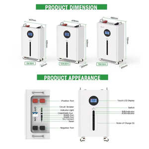 LiFePO4 Battery 51.2V 100Ah 200Ah 300Ah 5KWh 10KWh 15KWh Home <b>Energy</b> <b>Storage</b> <b>System</b> - Product Image 4