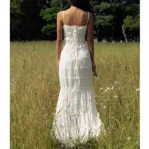 Vestido Casual Sexy para Mujer, Estilo Bohemio, Espalda Descubierta, Sin Mangas, Tipo Halter, para Fiestas de Verano, Nueva Llegada 2025 - Product Image 3