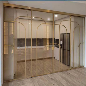 Hdsafe nhà bếp văn phòng pháp cửa nội thất phòng trong nhà nhà bảng điều khiển nhà cửa kính pháp nội bộ nhôm hệ thống cửa trượt - Product Image 3