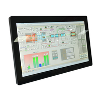 PC Industrial de 15.6 Pulgadas AIO-1520 con Pantalla Dual, Software Windows, Caja Registradora POS, Pantalla Táctil Capacitiva, Sistema POS Todo en Uno para Restaurantes