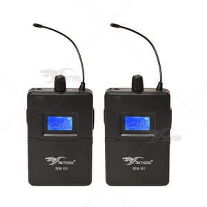 Système de surveillance intra-auriculaire sans fil UHF PLL IEM G1 Système de surveillance téléphonique intra-auriculaire professionnel - Product Image 3