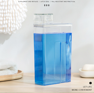 Dispenser di sapone per bucato grande, supporto per detersivo trasparente, conservazione del detersivo per bucato e <span class=keywords><strong>organizer</strong></span> per detersivo per bucato - Product Image 2