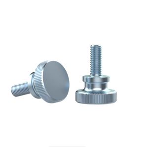 LeGood zinc plated carbon steel <b>knob</b> head thumb screw M3 thread 10mm length GB834 - Product Image 4