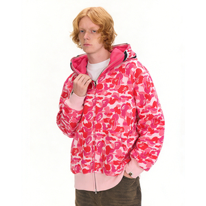 2026 Vente en gros de sweats à capuche Bapees de luxe pour hommes, de haute qualité, de créateur, 1.1 Mcms Double Hood Shark Zip up 1 1 - Product Image 1