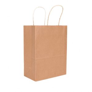 Sac en papier kraft personnalisé par flexographie avec votre propre logo et gaufrage pour Noël - Product Image 1