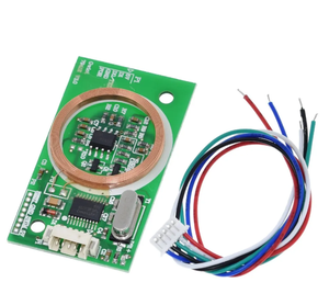 Vàng người bán EM4100 RFID UART Mô-đun đầu đọc thẻ 125Khz không dây 3pin cho IC PCB cảm biến Kit 8cm DC 5V cảm biến từ tính - Product Image 1