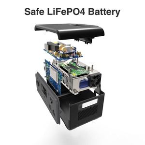 Station d'alimentation portable OEM ODM 700W LiFePO4 avec contrôleur MPPT, lampe torche solaire, onde sinusoïdale pure pour le camping et l'utilisation extérieure - Product Image 5