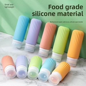 Ensemble de flacons distributeurs pliables en silicone grande capacité, best-seller transfrontalier, pour cosmétiques, <span class=keywords><strong>gel</strong></span> <span class=keywords><strong>douche</strong></span>, shampoing, lotion de voyage - Product Image 2