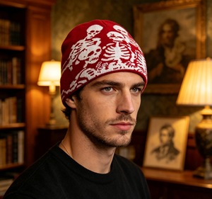 <span class=keywords><strong>Bonnet</strong></span> en tricot tendance de haute qualité, unisexe, en acrylique, avec lettres imprimées numériquement, pour le sport, fournisseur de chapeaux personnalisés avec logo - Product Image 4