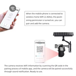 8MP WiFi Dual Lens Solar Panel Humanoid Tracking Surveillance CCTV Cameras PTZ <b>Security</b> IP66 Waterproof 4G <b>Wireless</b> Solar <b>Camera</b> - Product Image 4