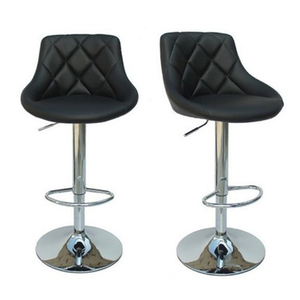 Hiện đại sang trọng thanh ghế truy cập đồ nội thất Kim Loại Xoay <span class=keywords><strong>PU</strong></span> da cao Nhà hàng sử dụng thanh phân - Product Image 4