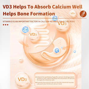 <b>Liquid</b> Calcium <b>Vitamin</b> D3 Softgel Capsule Healthcare Supplement Enhancing Bone Density - Product Image 5