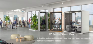 Cabina telefónica <span class=keywords><strong>de</strong></span> oficina móvil a prueba <span class=keywords><strong>de</strong></span> sonido, Office Pod para Open Office <span class=keywords><strong>Coworking</strong></span> Space CE Direct Selling Factory - Product Image 5