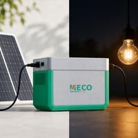 Station d'alimentation portable Meco 1000 LiFePO4, générateur solaire 1000Wh, taille compacte, facile à transporter, pour les situations d'urgence en plein air