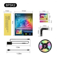BPSK2 5V Sync USB App Control WS2812B RGB LED Cordes Lumineuses Écran PC de Bureau Éclairage de Fond 2M-6M IP33 Classé Dimmable