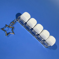 Nouveaux capuchons de touches de clavier mécanique, bouton rond anti-stress, pendentif DIY, jouets porte-clés anti-stress pour doigts, cadeau