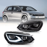 Phares à LED dynamiques séquentiels de haute qualité CREULI pour Golf MK6 2009-2012 DRL Plug & Play