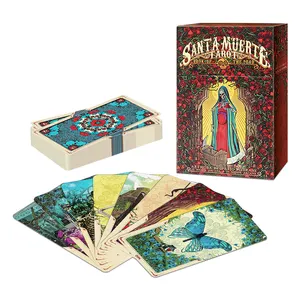 Conception personnalisée OEM cartes CMJN Deck impression cartes de tarot avec boîte