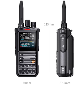 Zaston Walkie Talkie M8 10W, Radio amatir 2 arah, Radio AM Air Penerbangan Band daya tinggi Walkie-Talkie pidato, Radio pengurang kebisingan - Product Image 2
