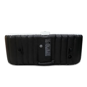 <span class=keywords><strong>Spa</strong></span> <span class=keywords><strong>gonflable</strong></span> carré moderne OHO pour 4 personnes, écologique, avec jet de 600 W, conception facile à installer, utilisation en extérieur portable, housse - Product Image 3