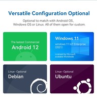 Sistema de Punto de Venta con Kiosco de Pago Interactivo TouchWo de 32 Pulgadas con Impresora y SDK, Windows 11, Pantalla Táctil de Pie, 1920x1080, 128 GB