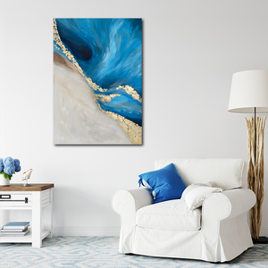 Pintura al óleo pintada a mano pura pintura decorativa <span class=keywords><strong>mar</strong></span> de nubes vasta sala de estar sofá <span class=keywords><strong>Fondo</strong></span> pintura colgante de pared - Product Image 3