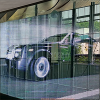 Nouveaux produits, usine ODM, écran LED transparent pour publicité extérieure P31.25, haute luminosité pour l'extérieur des bâtiments