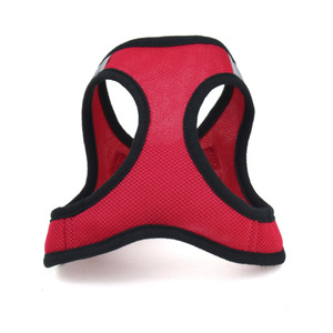 小型中型犬猫用ダブルDリング,反射無し天気メッシュステップインエアドッグハーネス - Product Image 5