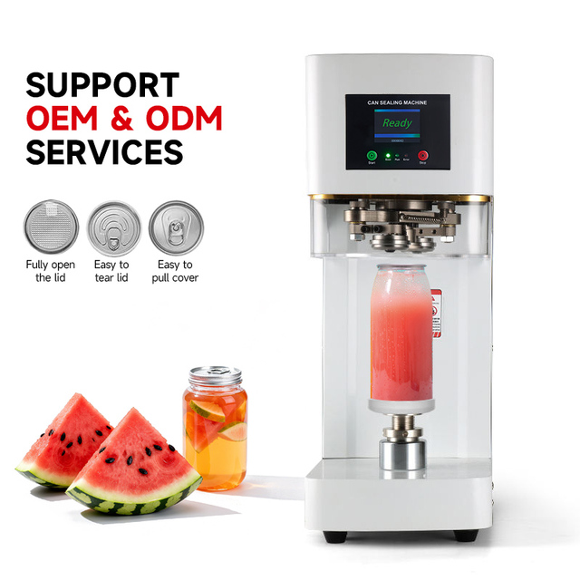 Commercial Automatic Electric Beverage Can Sealer Machine for Aluminum Soda Tins and Paper Packaging Bottles