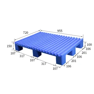 Oluklu üst conveyorable manuel besleme Nonstop besleyici otomatik makine için plastik pres palet