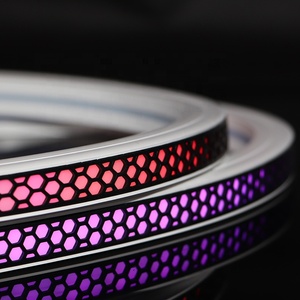 Nueva Tira <span class=keywords><strong>LED</strong></span> <span class=keywords><strong>de</strong></span> Silicona Flexible Antideslumbrante Honeycomb 1616 con Clasificación IP67, Control Remoto y Atenuación, <span class=keywords><strong>para</strong></span> Uso en Exteriores, DC24V - Product Image 1