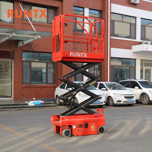 Plataforma aérea autopropulsada RUNTX <span class=keywords><strong>10m</strong></span> 450kg Elevador de tijera autopropulsado de alta calidad - Product Image 5