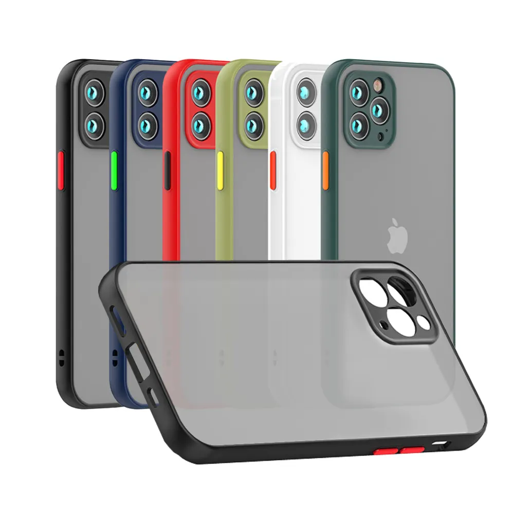 Hit Colors Cover posteriore TPU PC custodia protettiva per cellulare in PP trasparente Ultra sottile antiurto per Iphone 11 12 13 Pro Max