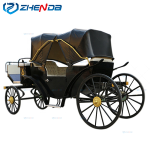 Carruajes de Caballos Estilo Boda para Recorridos Turísticos en Parques, Vehículo de Ruedas Tirado por Caballos, Carro Retro en Venta - Product Image 6