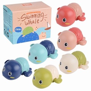 Juguetes de baño de tortuga de cuerda para bebé, juego de <span class=keywords><strong>piscina</strong></span> de juguete de bañera multicolor para niños y niñas - Product Image 6