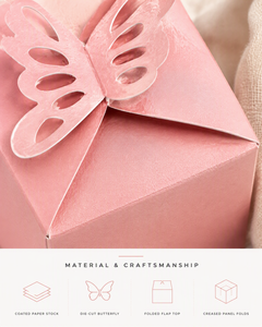 Caja <span class=keywords><strong>de</strong></span> Dulces con Forma <span class=keywords><strong>de</strong></span> Mariposa Rosa <span class=keywords><strong>para</strong></span> Recuerdos <span class=keywords><strong>de</strong></span> Boda, Empaque Elegante <span class=keywords><strong>para</strong></span> Regalos, Contenedor <span class=keywords><strong>de</strong></span> Papel <span class=keywords><strong>para</strong></span> Regalos al por Mayor con Logotipo Personalizado - Product Image 2