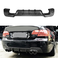 Lèvre de pare-chocs arrière en fibre de carbone style MP pour BMW Série 3 E92, diffuseur arrière
